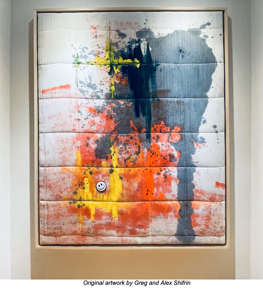 A painting on a wall AI-generated content may be incorrect.