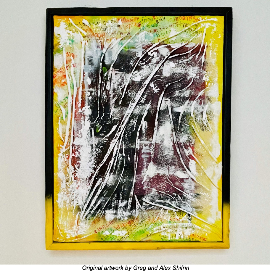 A painting on a wall AI-generated content may be incorrect.